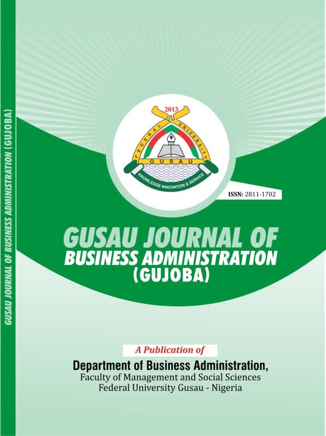 					View Vol. 1 No. 2 (2022): Gusau Journal of Business Administration
				